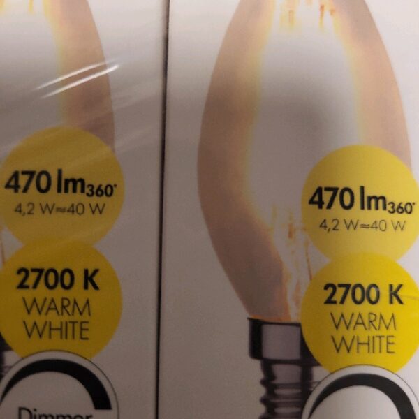 LED-lampa E14 C35 Clear