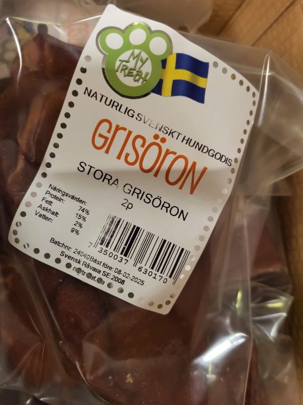 Grisöron hela 2-pack