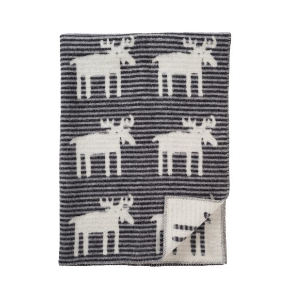 Ullfilt Moose Stripe 130x180cm