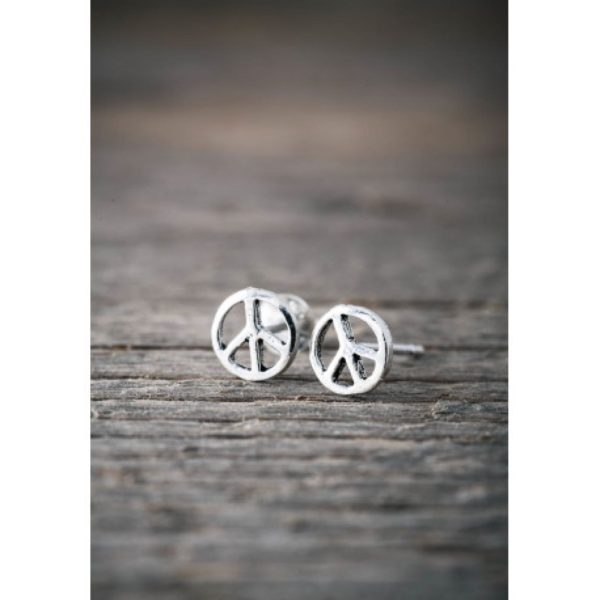 Silverörhänge peace litet