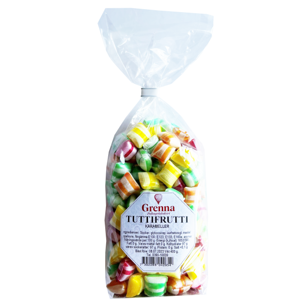 Tuttifruttikarameller 400g