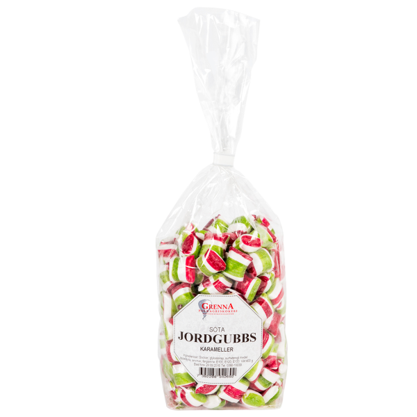 Jordgubbskarameller 400g