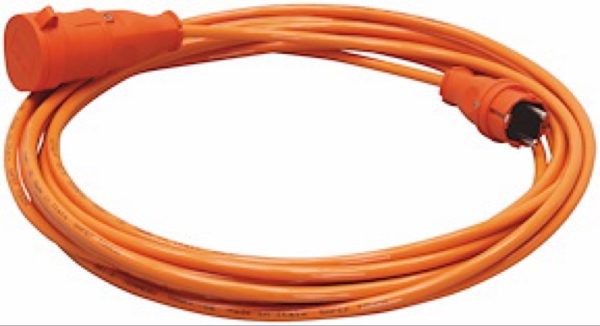 Skarvkabel 10m PUR 3G1,5 IP44