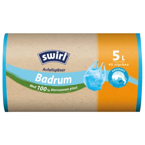 Avfallspåse Badrum 5L 4st/Rle
