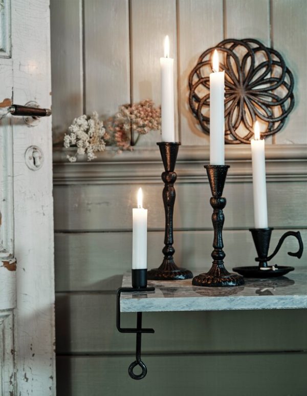 Ljusstake Lilian Svart Liten - Bild 2