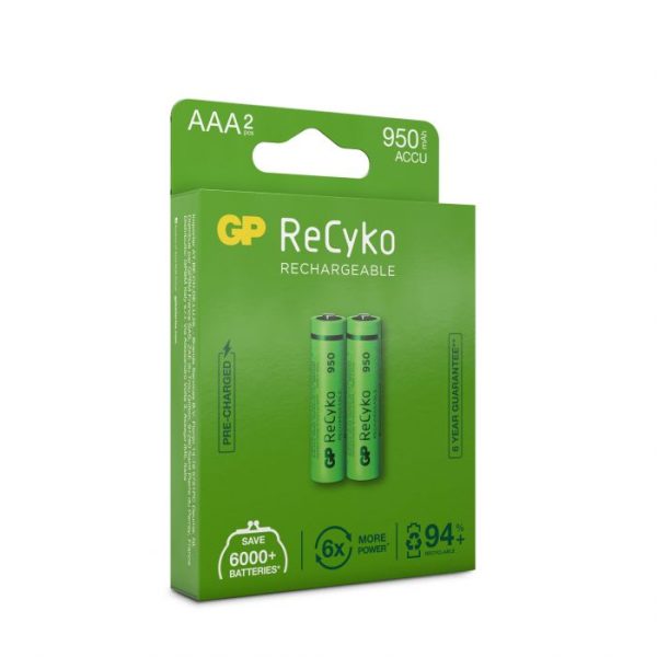 GP ReCyko AAA 2p 950 mah