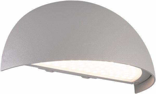 Väggarmatur Boda, Led, Silver, 4000K, IP54