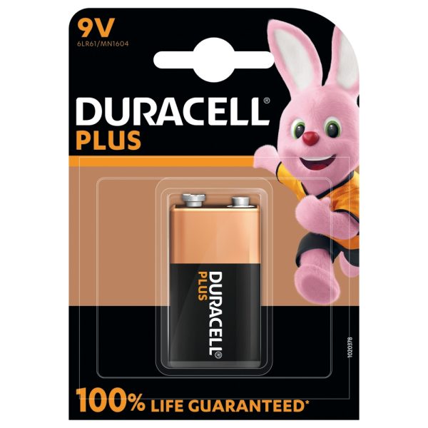 Duracell 9V Plus Power Batteri