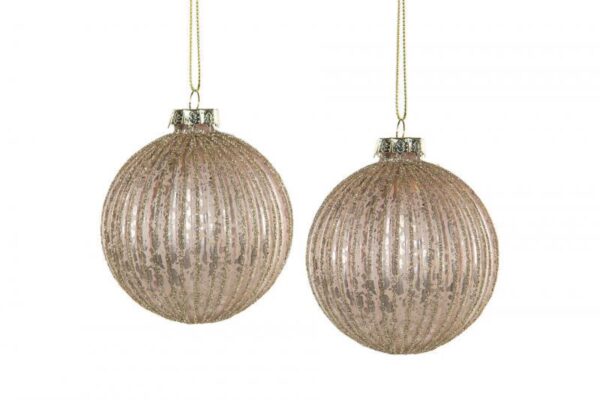 Glaskula Crystal Glow 4pack  8cm