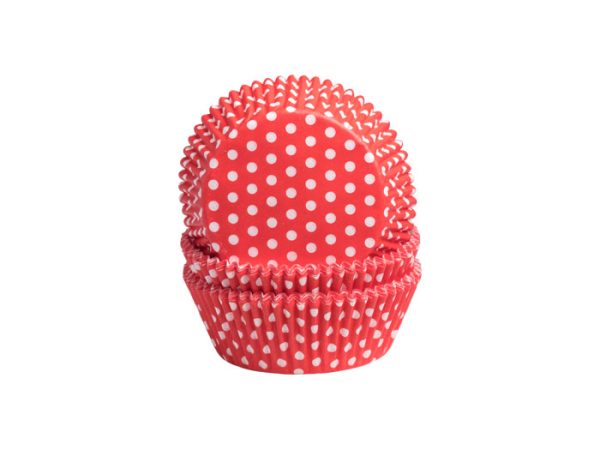 Bakform 60p Dots Röd