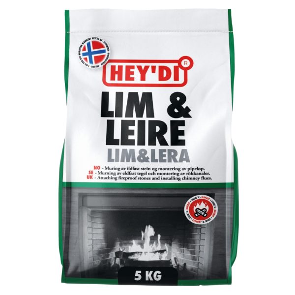 Eldfast Bruk Lim & Lera Grå 5kg