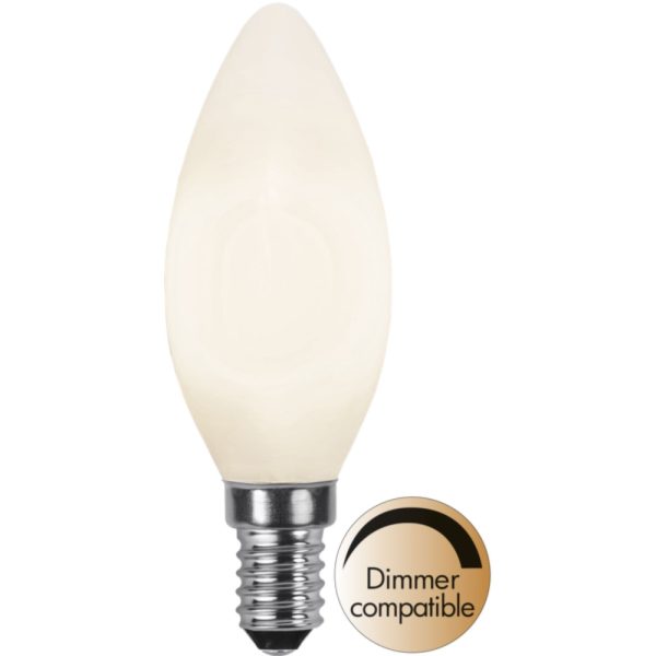 LED-lampa E14 C35 Opaque Filament RA90
