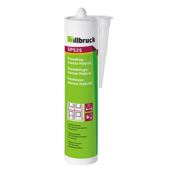 Fasadfogmassa SP525 310ml Vit illbruck