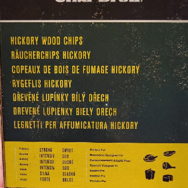 Rökflia Hickory 800g