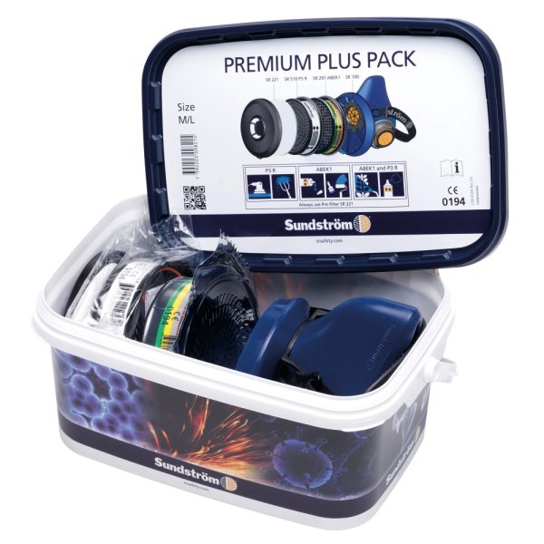 Halvmask Premium plus pack