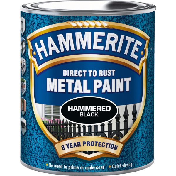 Hammarlack 750ml Svart Hammerite