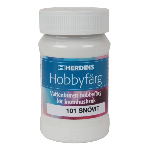 Hobbyfärg 101 Snövit 100ml