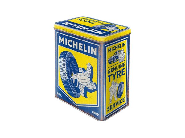 Plåtburk Hög Michelin Vintage