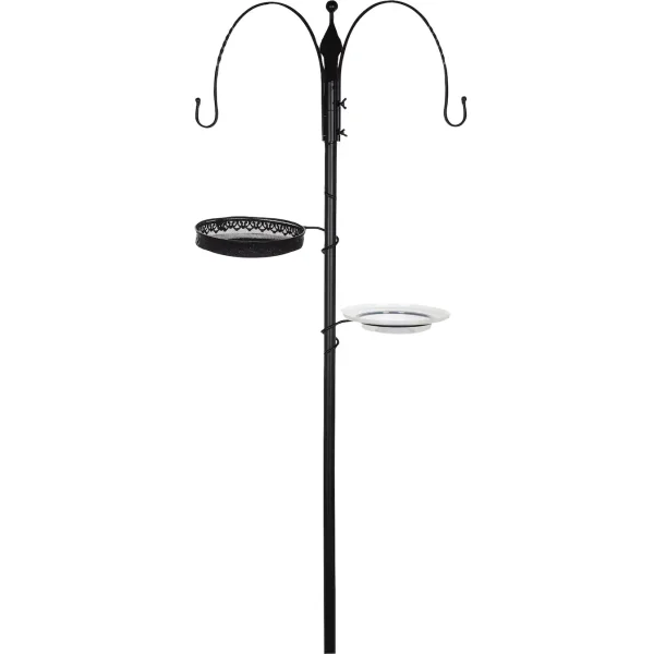 Fågelmatarstation  svart 247cm