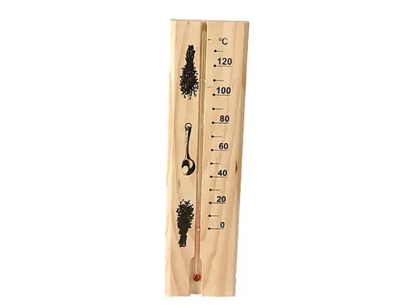 Bastutermometer Trä