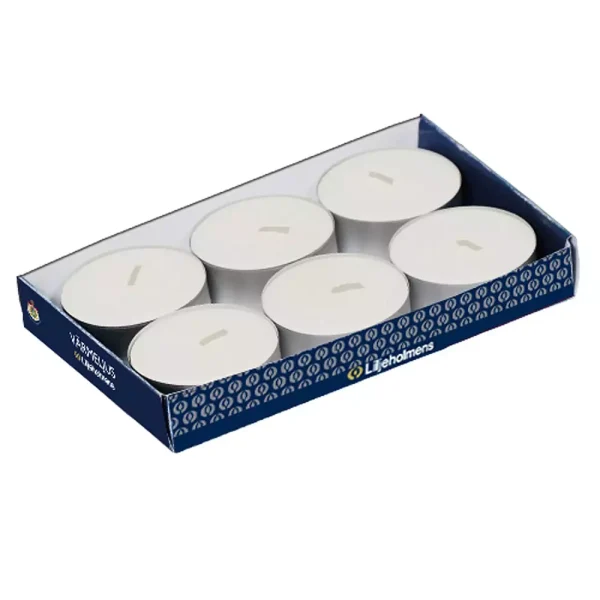 Stora Värmeljus Stearin 6-pack