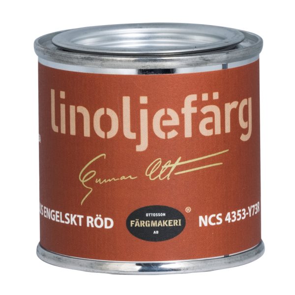 Linoljefärg Ljus Engelskt Röd 