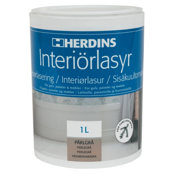 Interiörlasyr Aqua 312 Pärlgrå 1L