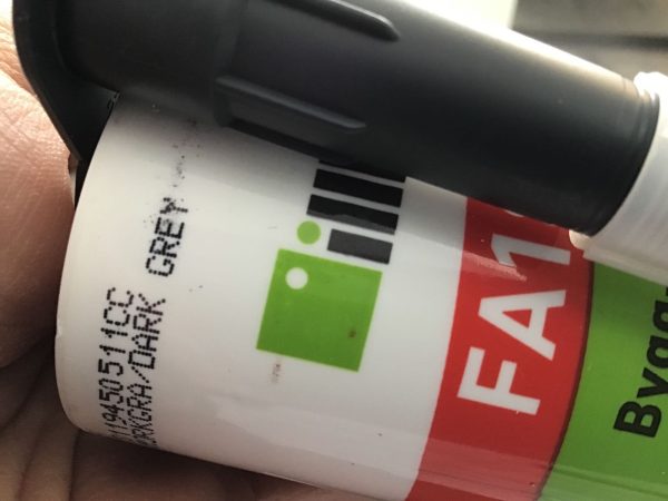 Bygg & Våtrumsilikon Mörkgrå 300ml