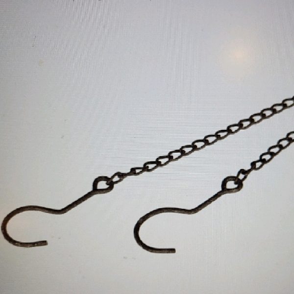 Kedja med krokar metall 60cm