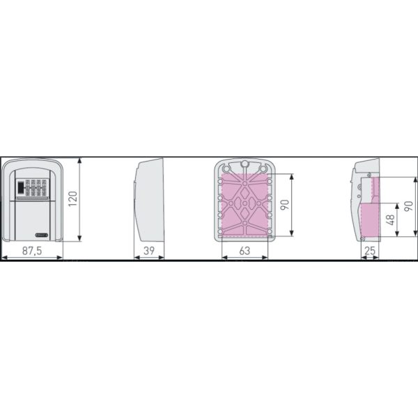 Nyckelskåp Keygarage 707 ABUS - Bild 2