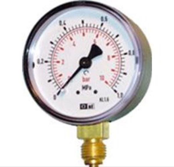 MANOMETER 0-10 KP/CM2