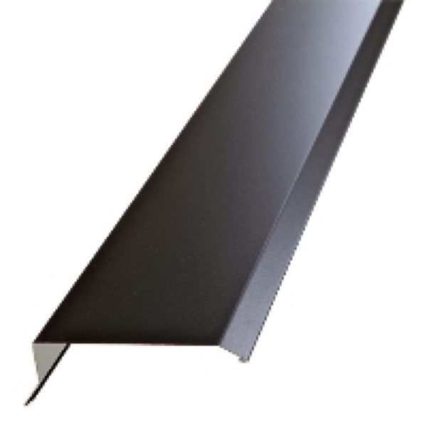 Gavelbeslag/Vindskiva Svart 40x125x2000