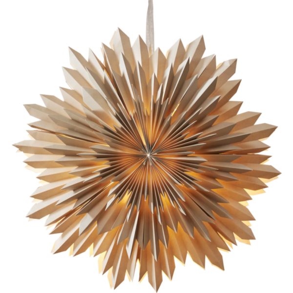 Pappersstjärna Ice Beige 55 cm