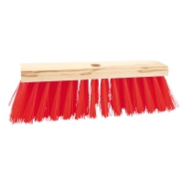 Plastborste Piasava 300X65 Röd
