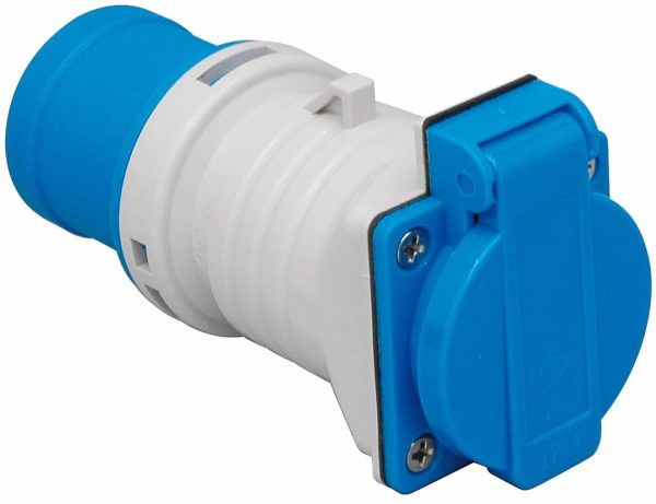 Övergångsadapter CEE 216-6 Schuko 16A