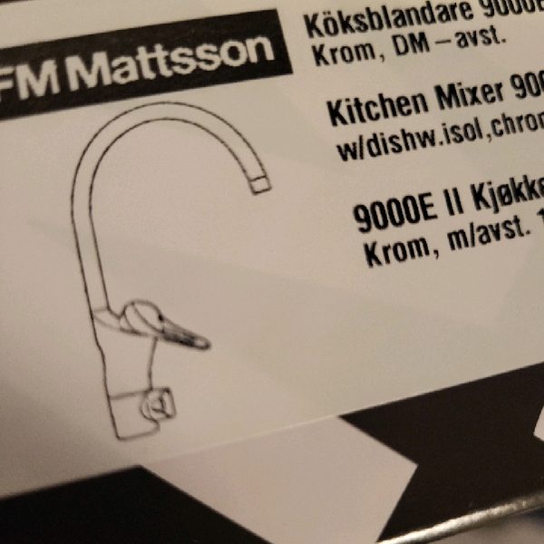 Köksblandare Med diskmavst. 9000E