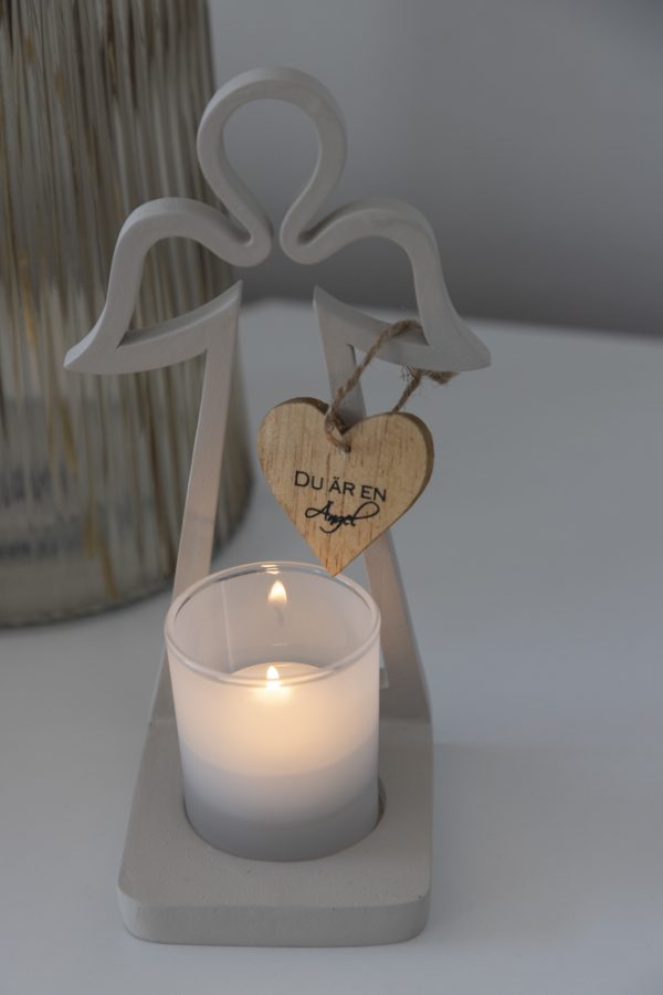 Ljushållare Ängel sand med text Presentförpackad - Bild 2