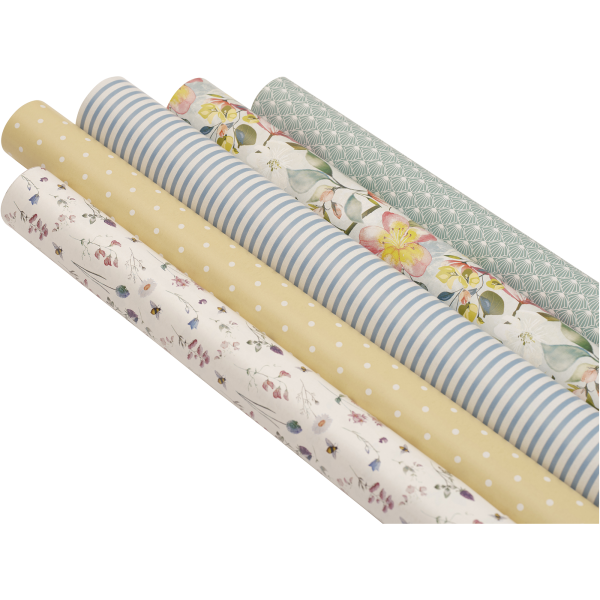 Presentpapper Mix Mönster 0.7x2mtr