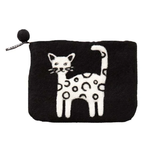 Börs Katt svart 14x10 cm
