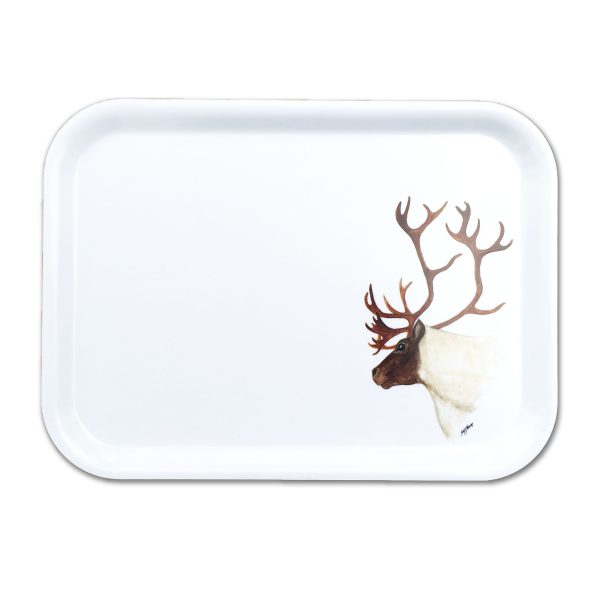 Rektangulär bricka 27x20 cm - Ren - Boazu