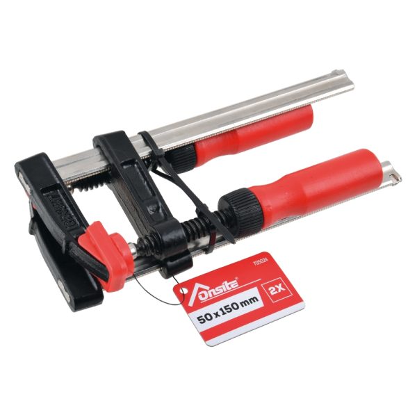 Skruvtving 150x50mm 2-Pack