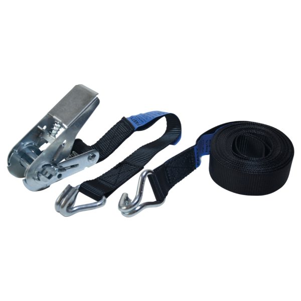 Spännband 25mm 0,3+4,7m 800Kg Svart