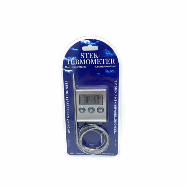 Stektermometer Viking Digital med Timer 531