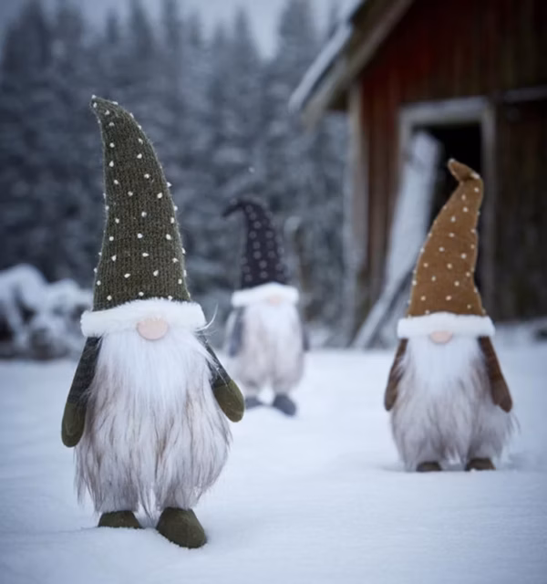 Tomte Ivar Grå 49cm