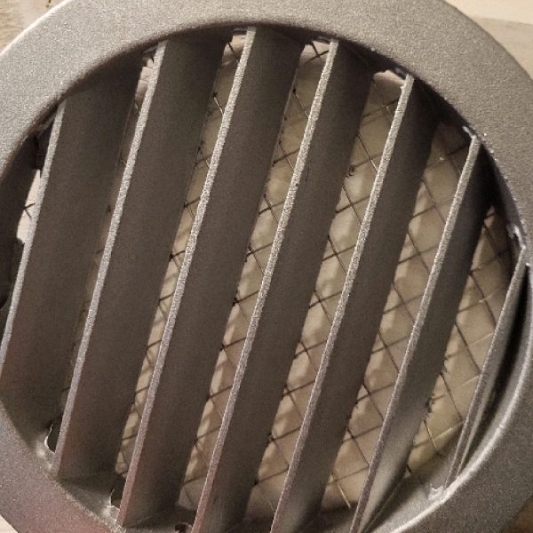 Ventilgaller runt 125 Gjut alu