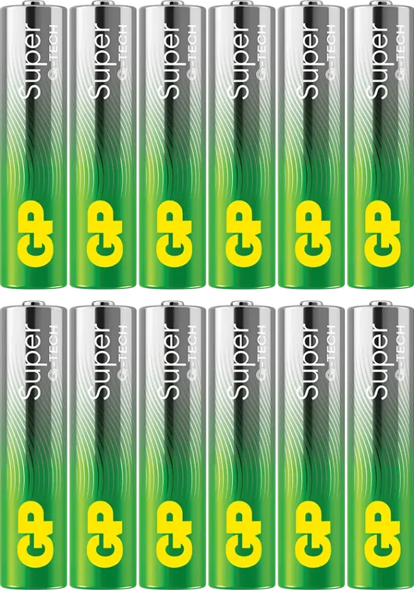 Batteri AAA Gp Super Alkaline 12 pack - Bild 2