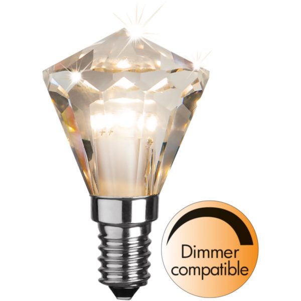 Ledlampa E14 P45 Diamond