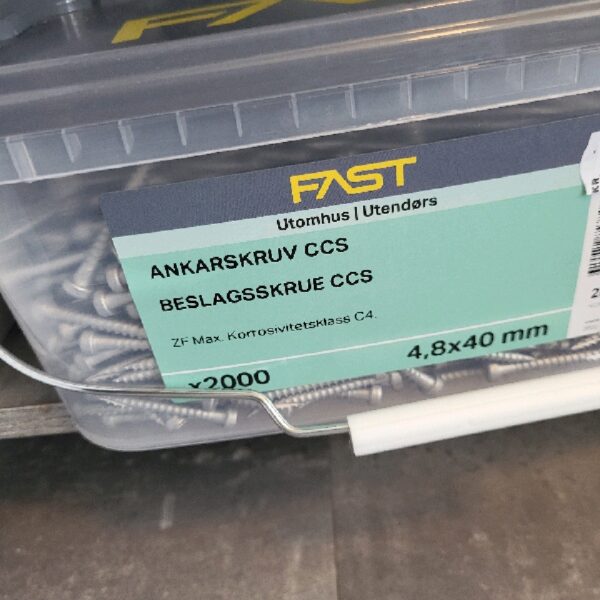 Ankarskruv CCS 4,8X40 C4 1000st