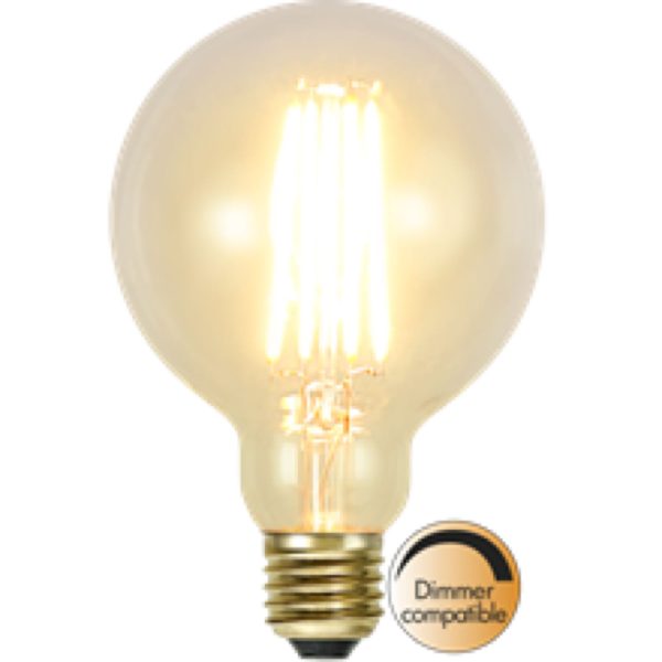 LED-lampa E27 G95 So