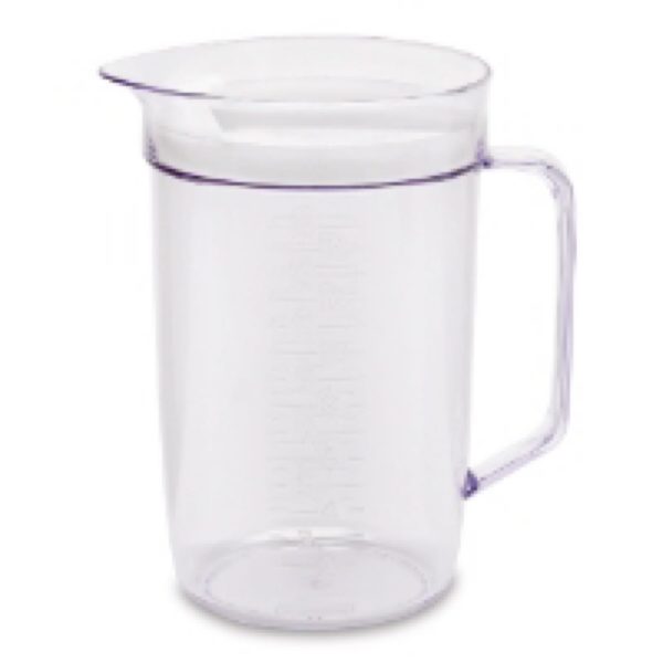 Måttkanna tillbringare med lock 1,5L